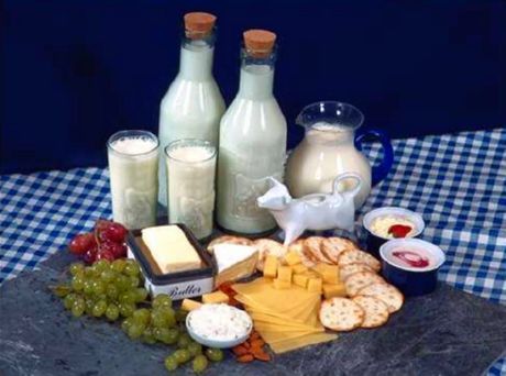 Eidooiers, volle melkproducten en lever
