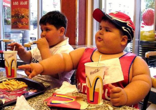te veel eten